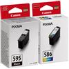 Canon Cartuccia stampante Canon PG-595 / CL-586 photo value pack - Nero + 3 colori Multipack