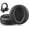 SOULWIT Cuscinetti Auricolari in Pelle d'Agnello Ricambio per Sony MDR-XB950 XB950BT XB950B1 XB950N1 XB950AP Over-Ear Cuffie, Padiglioni con Schiuma di Memoria ad Isolamento del Rumore - Nero