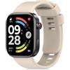 BDIG Silicone Cinturino Compatibile con Xiaomi Redmi Watch 6/5/4 & Mi Band 9 Pro/8 Pro,Sportivo Morbido e Traspirante Regolabile Per Redmi Watch 6/5/4 Uomo Donna