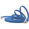 1aTTack.de 5m - blu - 1 Stück - Cavo di Rete Ethernet Cat6 Piatto Lan Gigabit RJ45 Cat 6 compatibile Cat5 Cat5e Cat7 Cat8