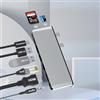 Rytaki Pro Surface Pro 11/10/9 Hub Docking station con HDMI 4K, USB-C Thunderbolt 4(video 8K@30 Hz+dati 40Gbps+PD 100W), RJ45, 2*USB 3.0, Audio, Slot per scheda SD/TF, Per Surface Pro 11/10/9/X