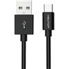 N NEWTOP Cavo CU07 Caricabatterie 2.1A USB Type-C Maschio 1 metro Universale Carica Dati Cavetto Trasmissione Compatibile con Cellulari Smartphone Samsung, Huawei, Xiaomi, Realme, Oppo (1pz Nero)
