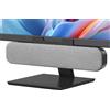 ZETIY Altoparlante PC USB Portatile Mini Soundbar per Telefono, Notebook, Laptop, Desktop - Monitorare Casse, Alimentazione USB, Plug and Play (Grigio)