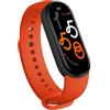 ELLENNE SMART BAND M9 - Smartwatch Cardiofrequenzimetro, Ossigenazione, Stress, Sonno | IP67 Impermeabile, Ricarica Magnetica (Rosso)