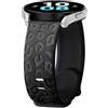FYISWHO Cinturino Silicone per Garmin Vivoactive 6/5/3, 20mm Sport Bracciali Leopard Cinturini di Ricambio per Garmin Vivomove 3/Sport/Style/Luxe/Trend/HR,D2 Air X10/Bounce 2