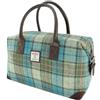 Glen Appin Esk Harris LB1006 - Borsone da viaggio, Lb1006 (colore 122 turchese/a quadretti), 25 x 45 x 22 cm, Borsa weekend