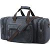 EKOROMIER 55L Borsa da Viaggio in Tela per Uomo - Borsone Weekend Espandibile - Bagaglio a Mano per Palestra, Viaggi Brevi e Voli