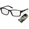 voltX VISION Occhiali Sicurezza Lettura Integrale Trasparenti +1,5