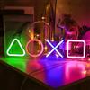 GOMETY Targa per gamer al neon, 42 x 13 cm, colorata LED da gioco, luce al neon, con interruttore, luce al neon, decorazione da parete per sala giochi, bar, uomini e ragazzi
