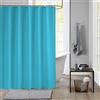 meioro Tende da Doccia a Tinta Unita,Peva Impermeabile Tenda da Bagno Include Ganci per Tende, Antimuffa Tenda Doccia Fodera per Vasche da Bagno (Blu, Larghezza 150cm x Altezza 180cm)