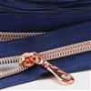 Sawoake # 5 cerniere a spirale in nylon metallico in ottone anticato, 10 m con 10 pezzi tira da The Yard Bulk Coil Zipper Roll per fai da te cucito borse artigianali
