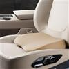 Rngwxoe 2 in 1 Cuscino Cuneo Auto per Sedile o Supporto Lombare - Cuscino Sedile Auto Guidatore in Memory Foam Morbido da 9 cm - Cuscino Coccige Ergonomico per Auto Camion, Beige