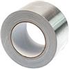 Gocableties - Nastro adesivo ampio in alluminio - 75 mm x 50 m - Resistente ad acqua e calore - Per sigillare, riparare ed isolare - 1 rotolo