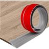 YouShangro Soglia di Dislivello Pavimento Autoadesiva in PVC, Profilo di Transizione per Dislivello 10-20mm, Pavimento Bordo Autoadesivo per Collegare Laminato, Parquet e Piastrelle