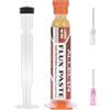 ALLECIN Flussante Senza Piombo 10mL Flussanti e Paste per Saldatura 10CC Solder Flux Paste Flusso per Pasta Saldante AEC-808 con Asta di Spinta e Ago (Confezione da 1 pezzo)