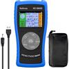 Kethvoz Rilevatore Gas Professionale, Kethvoz Misuratore Qualità dell'Aria Interno Misura HCHO TVOC PM2.5/10, Rilevatore Formaldeide Digitale con Registrazione & Calibrazione dei Dati KE-5800S