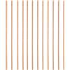 Sinbana 12uds Modanature in Legno con Perline, 40cm Semicircolari Non Finite Perline di Legno Modanature Decorative per Decorazioni Fai Da Te per Armadietti da Parete Mensole Finestre e Porte