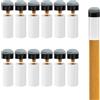 XIHIRCD 12pz Punte per Stecche da Biliardo, Punte per Bastoncini da Piscina 13mm con Puntali per Stecche da Biliardo Bianche Avvitamento Accessori per Tavolo da Biliardo per Stecche da Biliardo