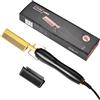 Contraxump Pettine Caldo Elettrico 2 in 1, Piastra Capelli con Temperatura Regolabile 120-230°C, Pettine Termico Caldo Elettrico In Ceramica, Spazzola Lisciante per Capelli e Pettine Barba