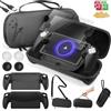 TicEaik 14-in-1 Accessories for Playstation Portal, Portable Case for PlayStation Portal with 2 Screen Protectors, 1 Full Body Silicon Protective Cover, 4 Thumb Grips