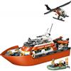 LEGO City Motoscafo di soccorso ed elicottero della Guardia Costiera