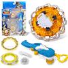 INFINITY NADO Trottola con lanciatore magnetico Cracking Panzer trottole in metallo, trottole per bambini ragazzi ragazze 5 6 7 8 9 10 11 anni