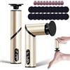 Peelanmall 5-IN-1 - Rimozione elettrica per calli e calli regolabili con carta vetrata, pieghevole per talloni screpolati, morti e calli (oro)