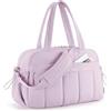 Bagsmart Borsa da viaggio da donna, borsa da viaggio 24l, weekender, impermeabile, borsa da viaggio, bagaglio a mano, borsa da palestra, borsa per clinica, borsa per la nascita, per ospedale, con PVC