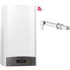 Ariston Caldaia a Condensazione CLAS ONE 30 Kw tecnologia ERP WiFi incluso + kit fumi kit fumi coassiale