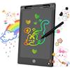 MAX EXCELL Tavoletta Grafica LCD Scrittura Colorata, Lavagna Digitale Cancellabile con Pulsante Elimina e Blocco Schermo, Giocattolo Educativo e Regalo di Compleanno e Natale (Nero, 10 inch)