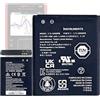 Aousavo Batteria di ricambio 3.7L1200SPB compatibile con Texas Instruments Batteria TI-Nspire CX e CX CAS