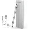 Rytaki Pro Penna Stylus per Surface Pro 11/10/9/8/7, Penna Ricaricabile con Palm Rejection e Aggancio Magnetico, 4096 Livelli di Pressione, per Surface Laptop 1 a 5, Go 3/2, Book, 3 Punte di Ricambio