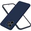 Generico Custodia Compatibile con REALME C53 RMX3760 RMX3762 / C51 RMX3830 / Realme Note 50 RMX3834 / NARZO N53 RMX3761 COVER case soft GEL SILICONE protezione flessibile matte MORBIDA TPU (Blu)