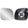 LONGLING Ricambio destro lato passeggero specchietto retrovisore esterno vetro riscaldato con piastra posteriore vetro specchio per VW Transporter T5 T6 2010-2024 Multivan 2010-2019