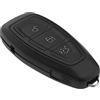 SG Store Guscio chiave a scatto a 3 pulsanti compatibile con Focus Fiesta Kuga Mondeo C-Max di ricambio pieghevole telecomando portachiavi custodia custodia con lama non tagliata