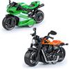 SHDIEHJFMLDH 2 Pcs Moto Giocattolo,Tirare Indietro la Motocicletta,Motocicletta in Lega,Simulazione Moto Giocattolo Per Giochi Educativi Per Bambini, Ragazzi E Ragazze, Regalo Per Feste Di Compleanno