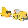 Mighty Express trenino motorizzato Brock il costruttore con attrezzo di lavoro e vagone merci, giocattoli per bambini 3+