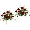 Flair Flower Bouquet di rose artificiali artificiali in seta per matrimoni e matrimoni