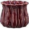 RITUALI Domestici - BENESTO Cachepot S Rosso, 8.5x8.5x7h cm, Collezione in Ceramica