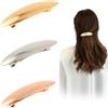 SSyang 3 Pezzi Fermaglio per Capelli Ovale Vintage, Metallo Grande Fermaglio per Capelli, Forcine per Capelli Fermagli a Molla, Francese Eleganti Mollette Capellis, per Donne e Ragazze