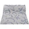 QIHANG QH - Carta da parati in materiale non tessuto, dalle finiture goffrate damascate, 0,53 x 10 m, 17,5 mq, colore grigio argento