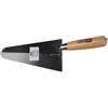 KS Tools 144.0113 Cazzuola per Stuccatura, 200 mm, Tondo, Impugnatura in Legno