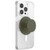 PopSockets Grip per Smartphone MagSafe, Supporto Magnetico, Cavalletto, Green - Soft Touch Fatigue
