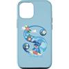 Disney Monogramma dell'alfabeto Disney Lilo e Stitch lettera S per Stitch Custodia per iPhone 12/12 Pro