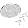 Raguso Multi funzionale in acciaio inossidabile tondo di grandi dimensioni a vapore portapiano ripiano vassoio per pentola istantanea di casa pentola a pressione accessori pentole (26cm)