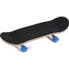 Culnflun Skateboard da dito con tastiera in lega di legno di acero 96 x 28 mm, con scatola per ridurre la pressione dei bambini per rilassare il cervello (Blu scuro)
