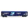 Rivarossi HR6651 CH-AHD, carro a 4 assi scorrevoli tipo Habils-vy, MATTONI, 31 85 275 0 502-4, ep. VI