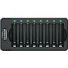 BEVIGOR Caricabatterie Per Accumulatori, 8 Slot Singoli Per Batterie Ricaricabili NiMH, Ricarica Rapida, Batterie Non Incluse