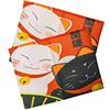 lachineuse Set Biancheria da tavola, Duo de Maneki, Design e Tradizione Giapponese, 2 Pezzi
