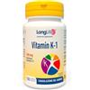 LongLife® Vitamin K-1 | Fillochinone pura | Supporto alla normale coagulazione sanguigna | Contribuisce al mantenimento di ossa normali | 100 compresse | Vegano e senza glutine